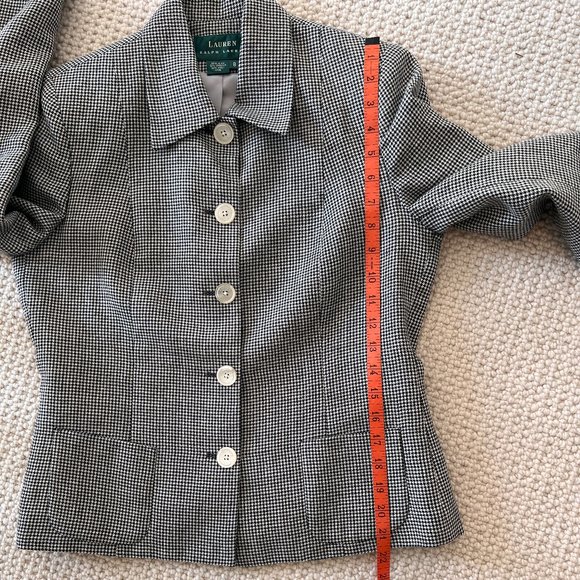 Lauren by Ralph Lauren houndstooth jacket - Picture 8 of 9